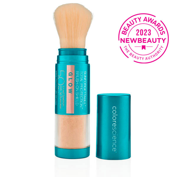 Сонцезахисна пудра з пензлем з сяйвом ColoreScience SPF 50