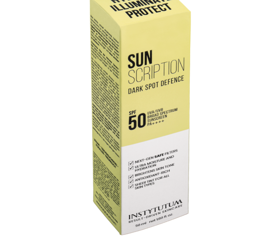 Сонцезахисний крем з освітлюючим ефектом SPF 50