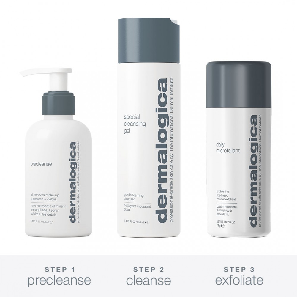 Набір для очищення та сяяння шкіри Dermalogica