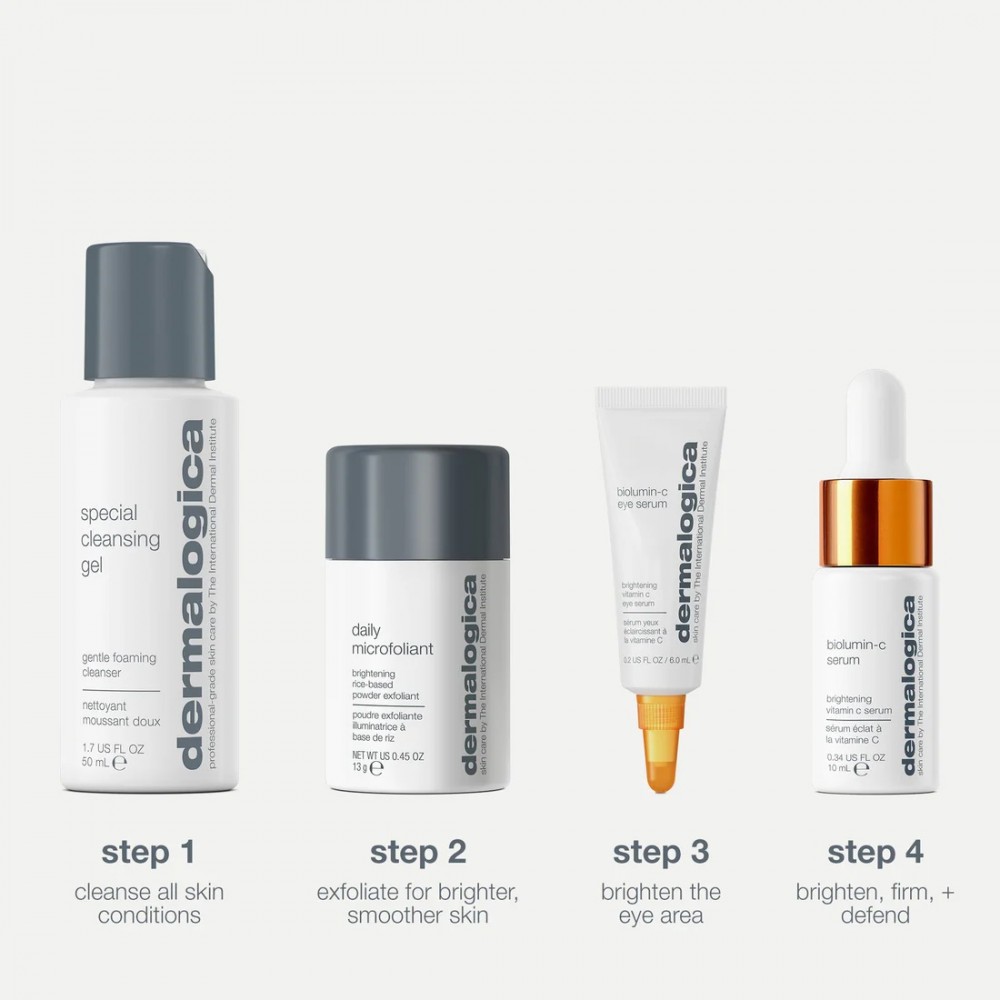 Тревел набір для очищення та сяяння шкіри Dermalogica