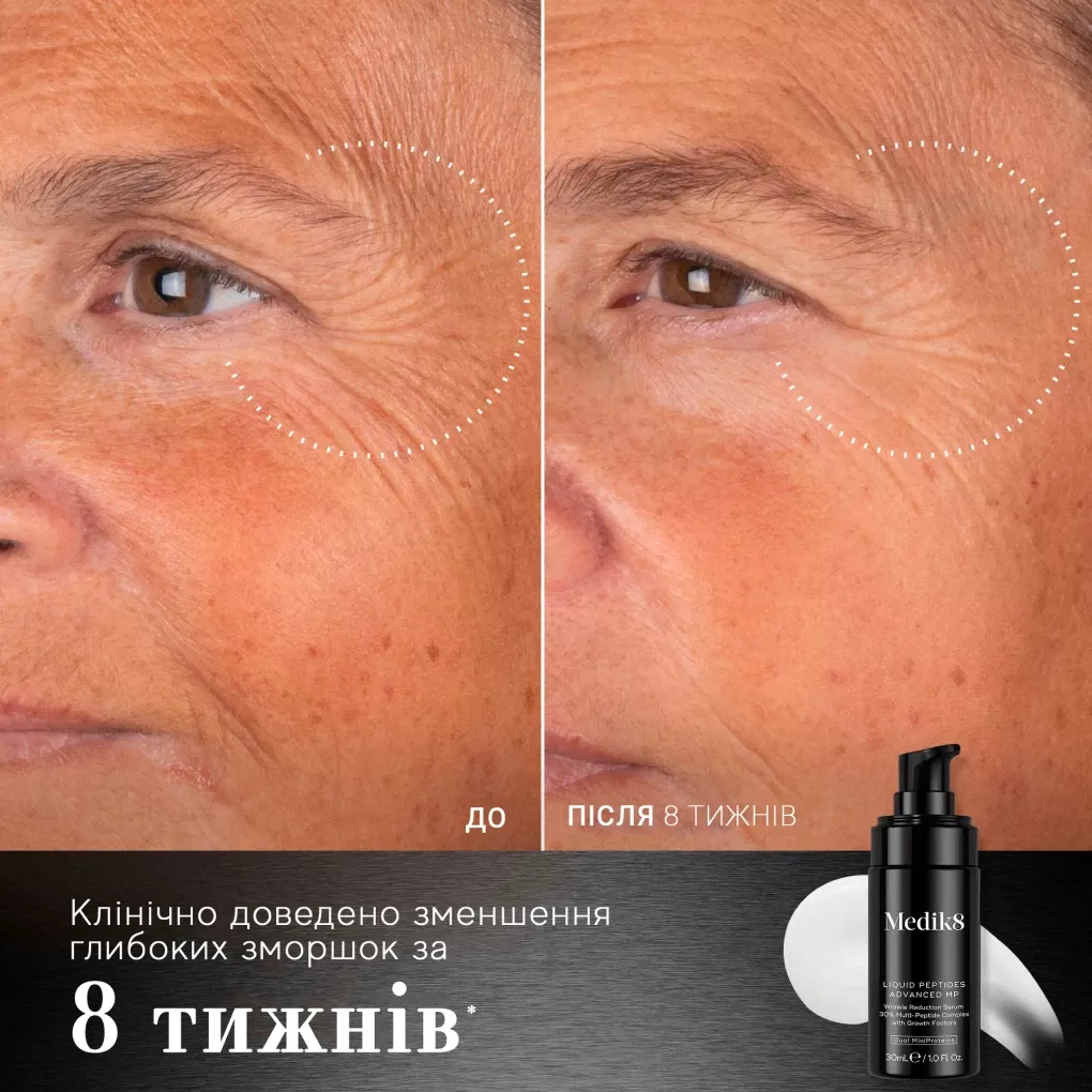 Пептидна сироватка для боротьби з старінням шкіри Medik8, 30мл