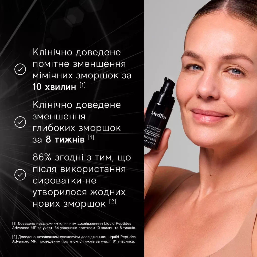 Пептидна сироватка для боротьби з старінням шкіри Medik8, 30мл