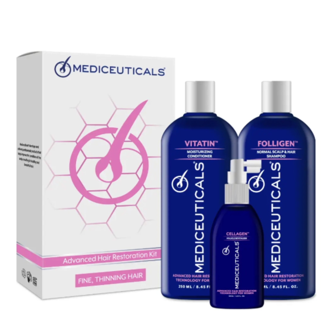 Набір для стимулювання росту волосся у жінок для нормальної шкіри голови