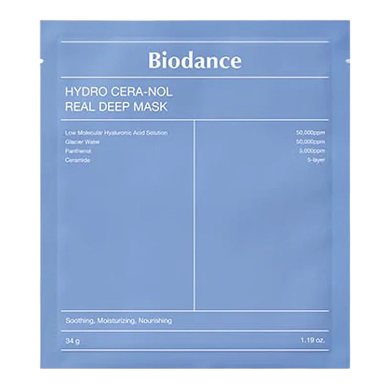 Гідрогелева нічна маска з керамідами та пантенолом від Biodance
