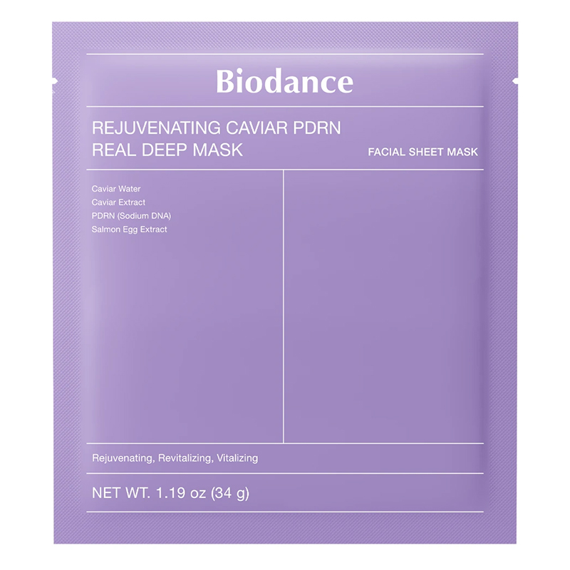 Гідрогелева антивікова маска з PDRN та ікрою від Biodance