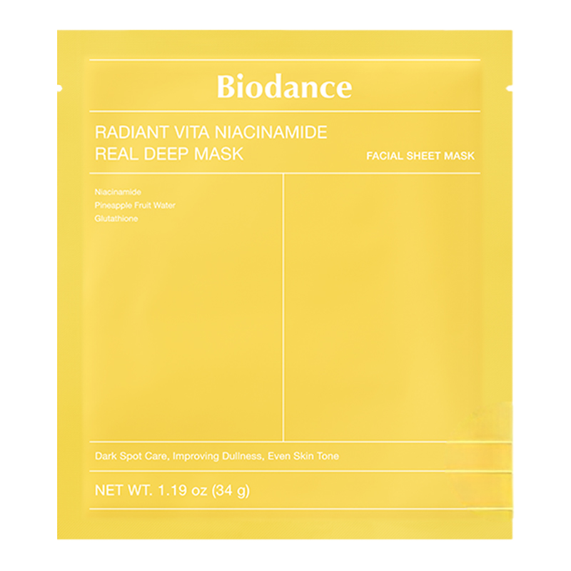 Гідрогелева маска освітлююча з вітаміном С і ніацинамідом від Biodance